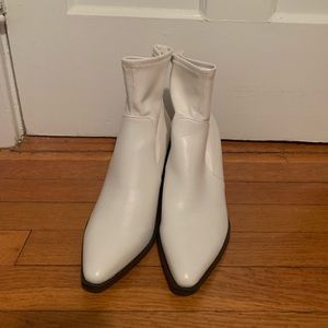 White booties